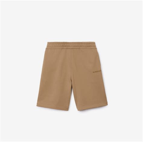 shorts burberry uomo|Cotton Shorts in Camel .